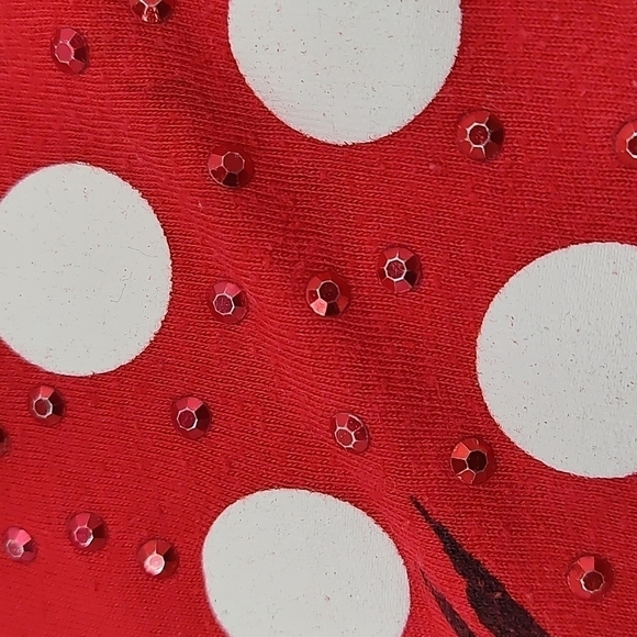 Disney Red Short Sleeve Tee for Fans - Picture 3 of 5